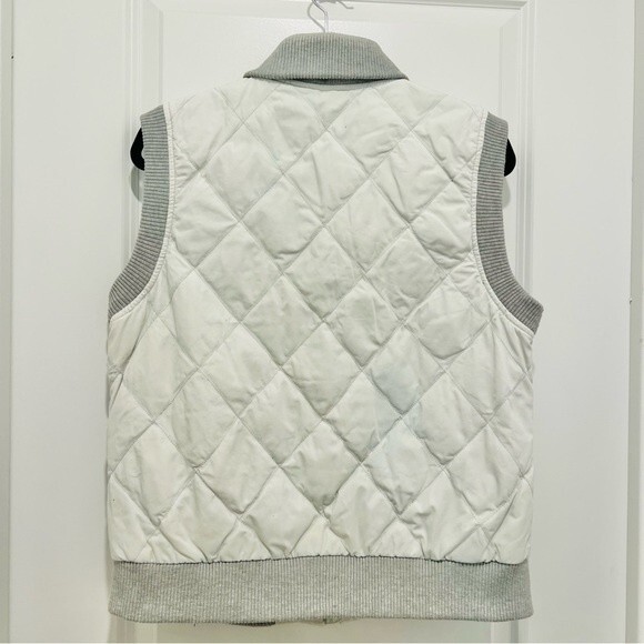 Eddie Bauer Women’s Down Filled Quilted Puffer Vest Zip Up & Toggles Size Large - Picture 5 of 12